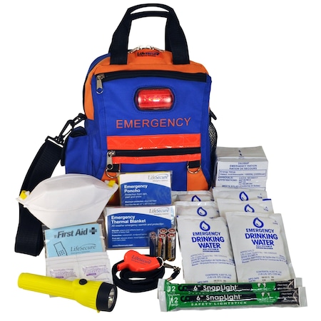 Lifesecure On-the-Go High-Visibility/High-Safety 3-DAY AUTO Emergency Kit 50800